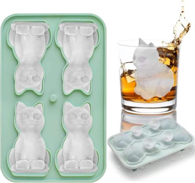 朝顔　氷　猫ちゃん　5個セット 後藤家具物産 猫金魚鉢 猫ベッド クリア 27×27×28 CAT